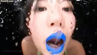 Japanese blue lipstick