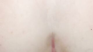 Destroying my unshaved hairy asshole with my new 21cm dildo 2