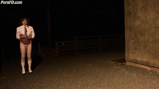 sissy schoolgirl cathy goes outside