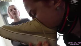 Licking girls feet 2