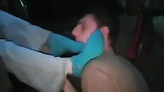 Amateur foot worship