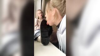 Lesbian boot fetish