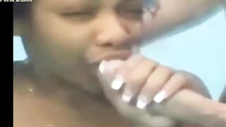 black woman sucking 2 cocks underwater 2
