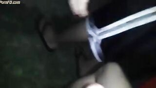 Stranger gets HandJob outside at Rest Stop & Cums Hard! 3