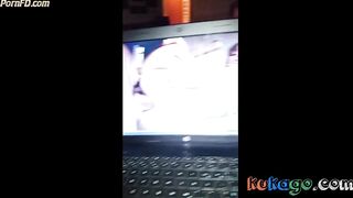Sammie Louisburg cumshot on panties before dishes