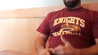 Bearded Bro Public Jerk Off in A Coffee Shop 3