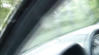 Swedish woman sucking cock outdoors in Hedemora