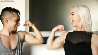 Muscle comparison and worship