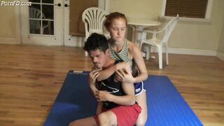Redhead Wrestling Domination