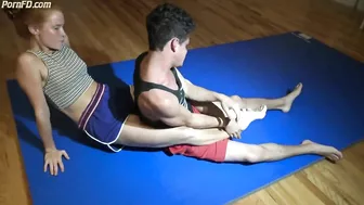 Redhead Wrestling Domination