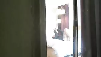 Tatum Christine - girl next door gives sock job - voyeur