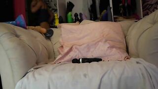 Webcam teen squirt on her face after deep dildo penetration