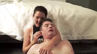 Very brutal headscissor kos