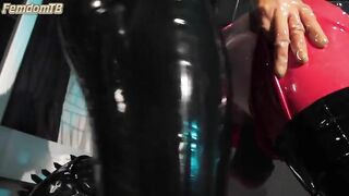 CybillTroy - Rubber Strap-On Slut