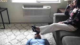 A slave to stinky feet