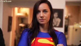 if superman were a buff lady, it. would be like this