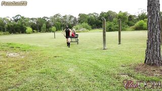 Mistress Dahlia turns Her Pony Into Her Toe Sucker