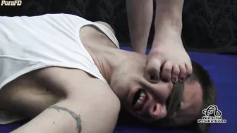 AntschaProductions - Rage Vs Guy In Mixed Wrestling Punishment